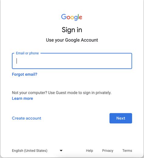 log in account.